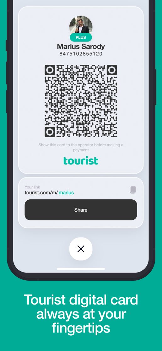 Screenshot der Tourist-App 4